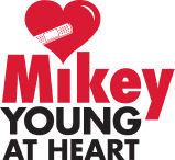 Mikey Young At Heart Banner Text